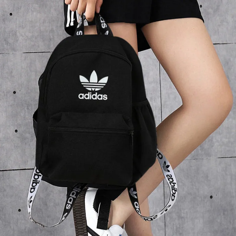 Adidas Originals Polyester Backpack Regular Unisex Pure Black-4