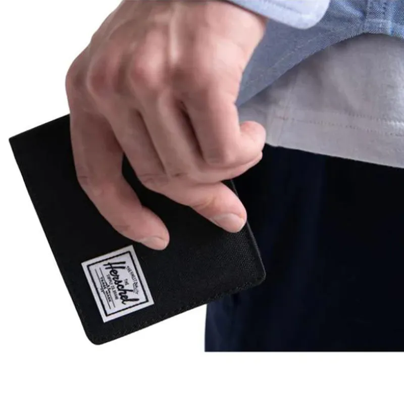 Herschel Polyester Wallet Regular Unisex Black-3