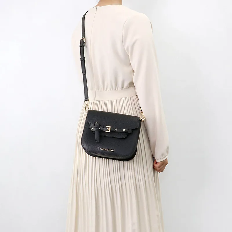 MICHAEL KORS Emilia Small Leather Crossbody Bag-4