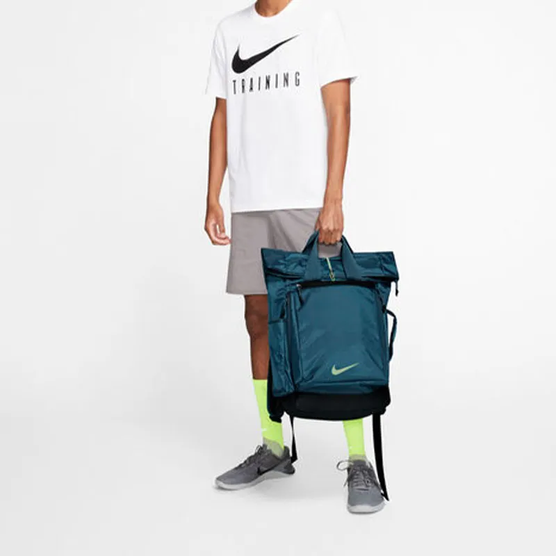 Nike Polyamide Backpack Regular Unisex Blue Green-4