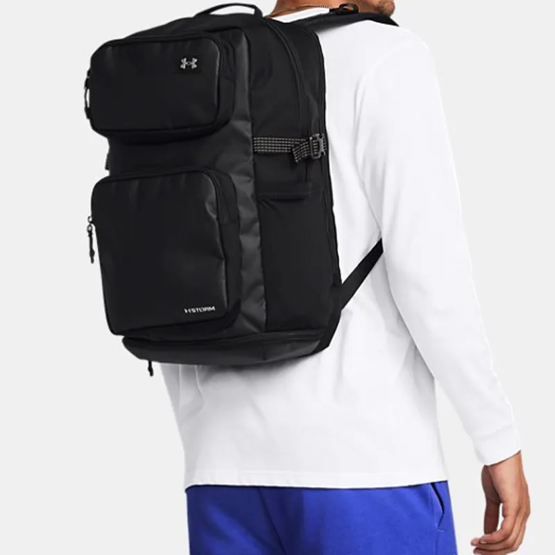 Under Armour Polyamide With Polyester Backpack Regular Unisex Black-4