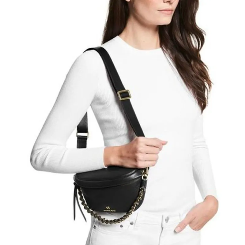 MICHAEL KORS Slater Extra Small Pebbled Leather Sling Pack-4