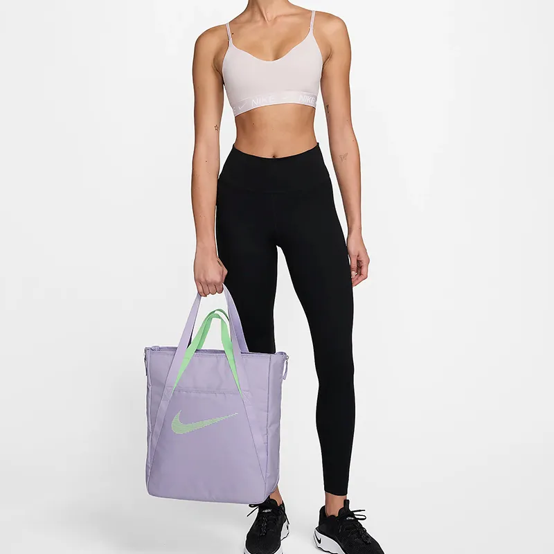 Nike Fabric Tote Bag Shopping Bag Shoulder Bag Handbag Regular Women's Purple-7