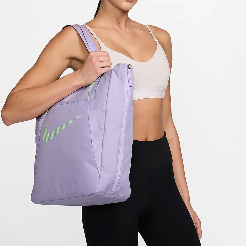 Nike Fabric Tote Bag Shopping Bag Shoulder Bag Handbag Regular Women's Purple-6