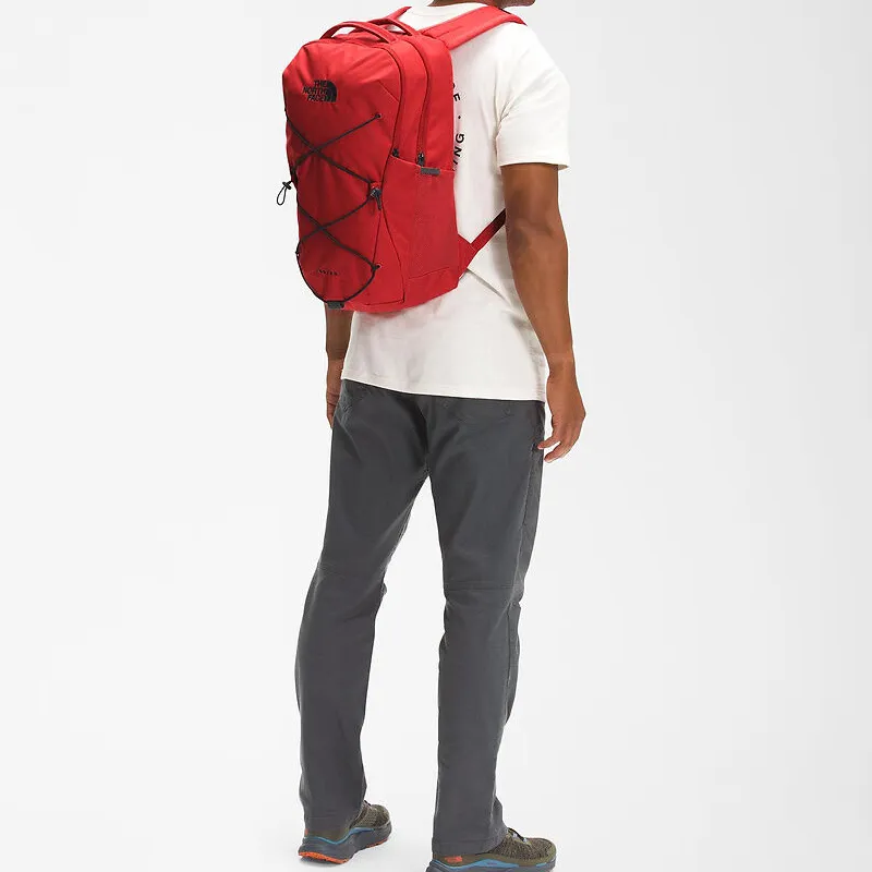 THE NORTH FACE Recycled Polyester Backpack Unisex Red-4