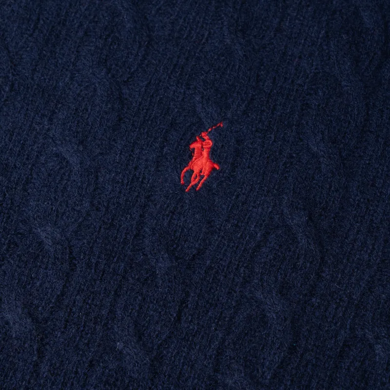Polo Ralph Lauren Pony Embroidered Cable Knit Jumper-5