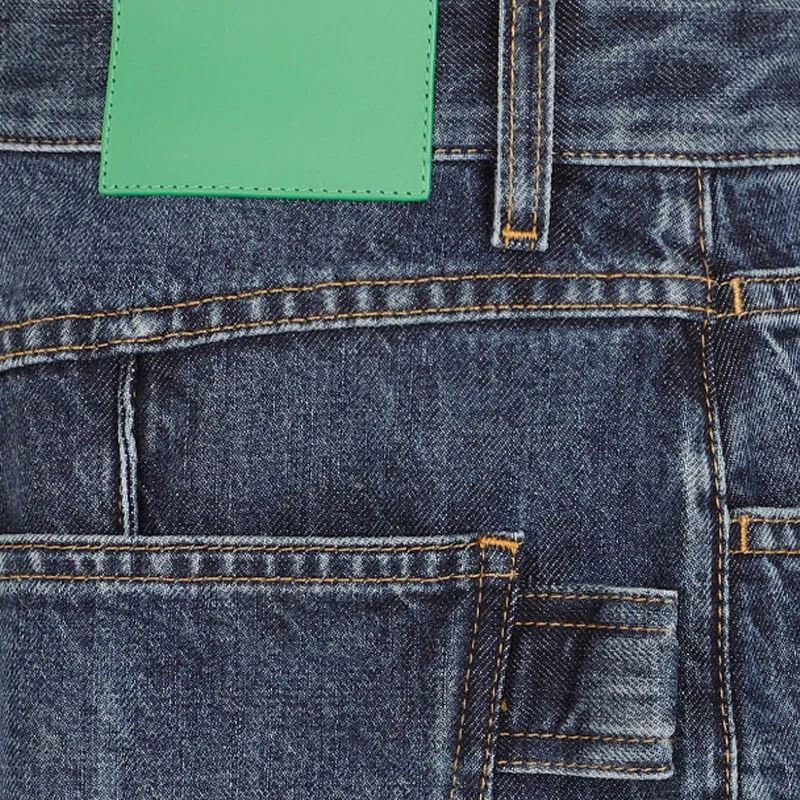 Bottega Veneta Turn Up Hem Denim Jeans-5