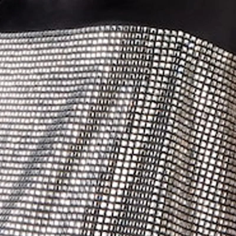 GUCCI Slip Dress Women's Silver White-5