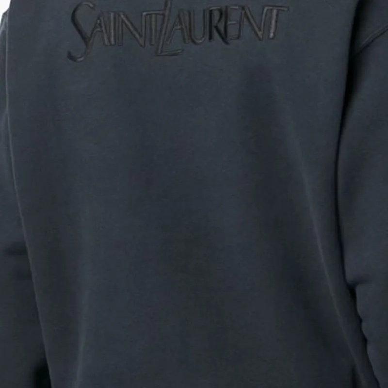 SAINT LAURENT Crewneck Long Sleeved Sweatshirt-4