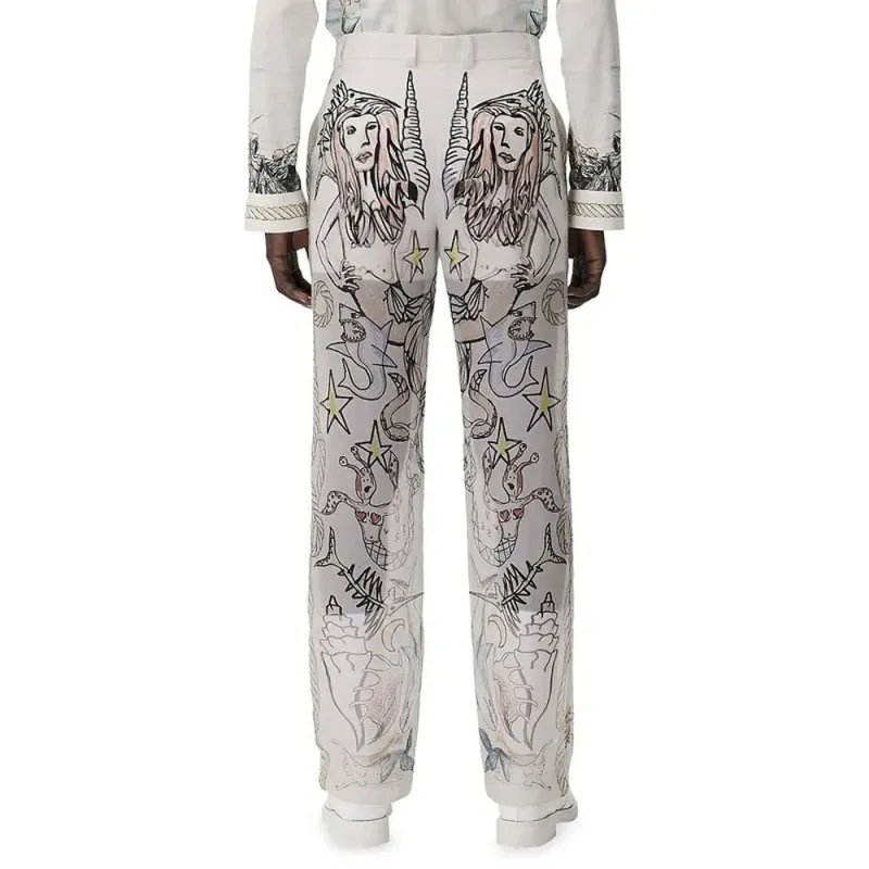 Burberry SS21 Casual Pants Men's White-4