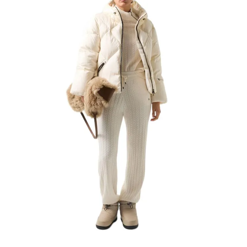 BOGNER FW24 Down Jacket Women's Gray White-3