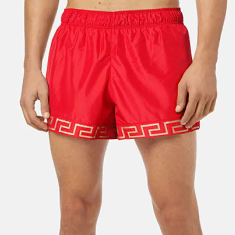 VERSACE SS22 Casual Shorts Men's Red-1