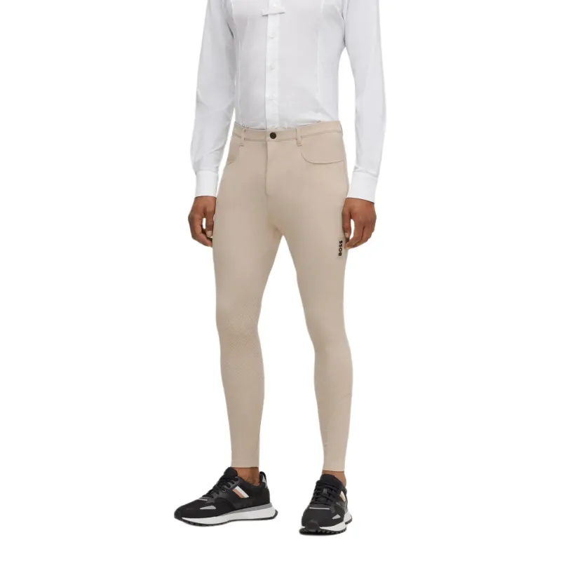 HUGO BOSS FW24 Athletic Trousers Men's Light Brown-1