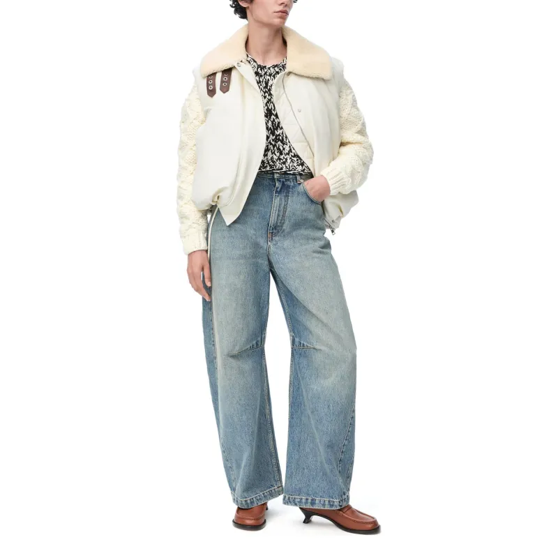 LOEWE FW24 Vest Coat Men's Ivory-1