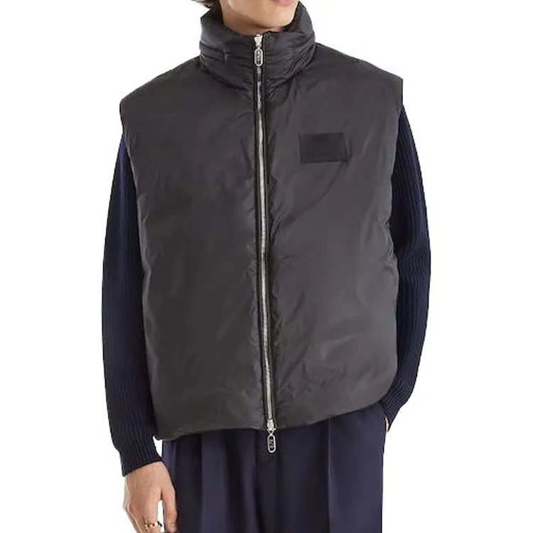 FENDI Ff Stripe Reversible Padded Gilet-4