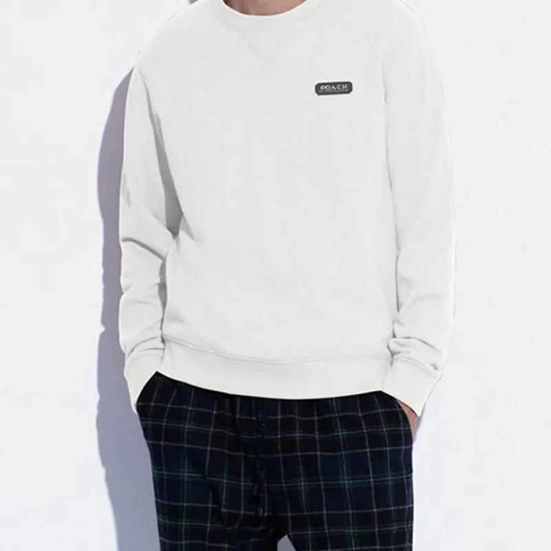COACH Sweatshirts Men White-5