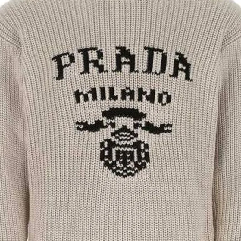 PRADA Sweaters Men Beige-5