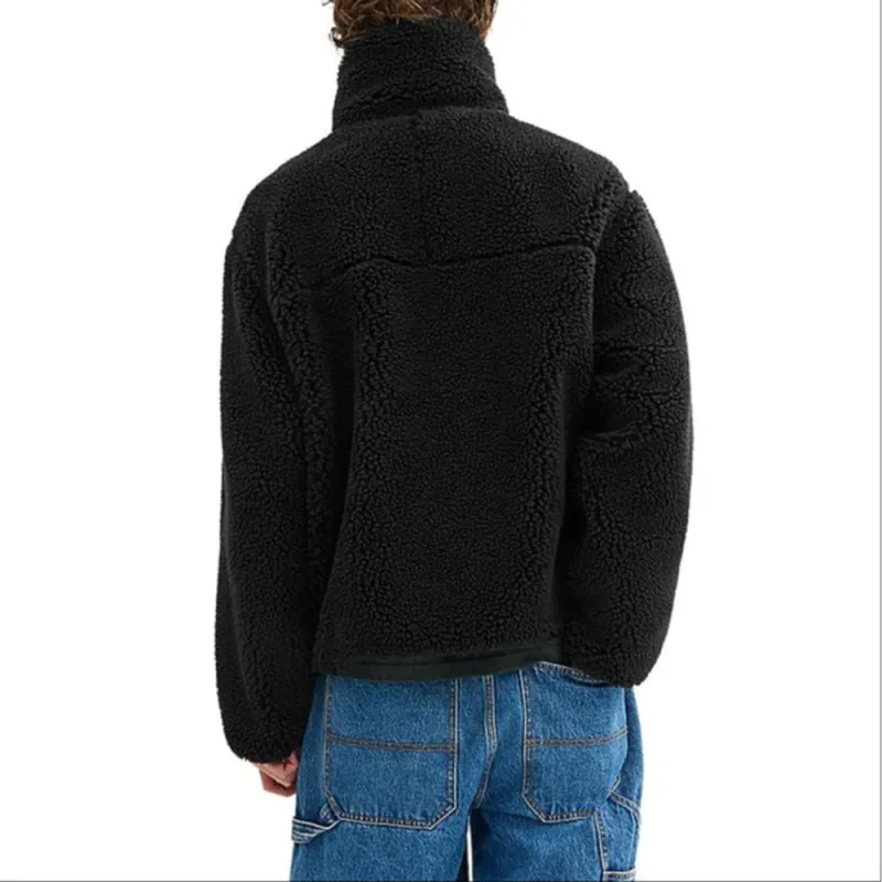 COACH Velvet feel Coat Men's Black-2