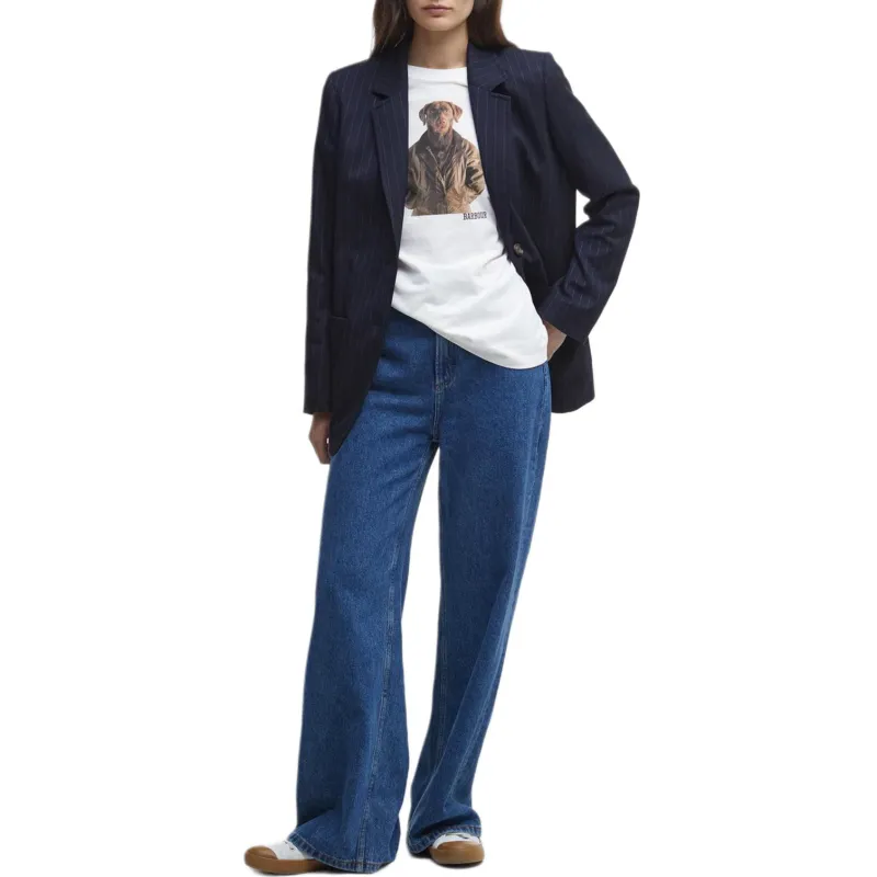 BARBOUR FW24 Regular T Shirt Women's White-4