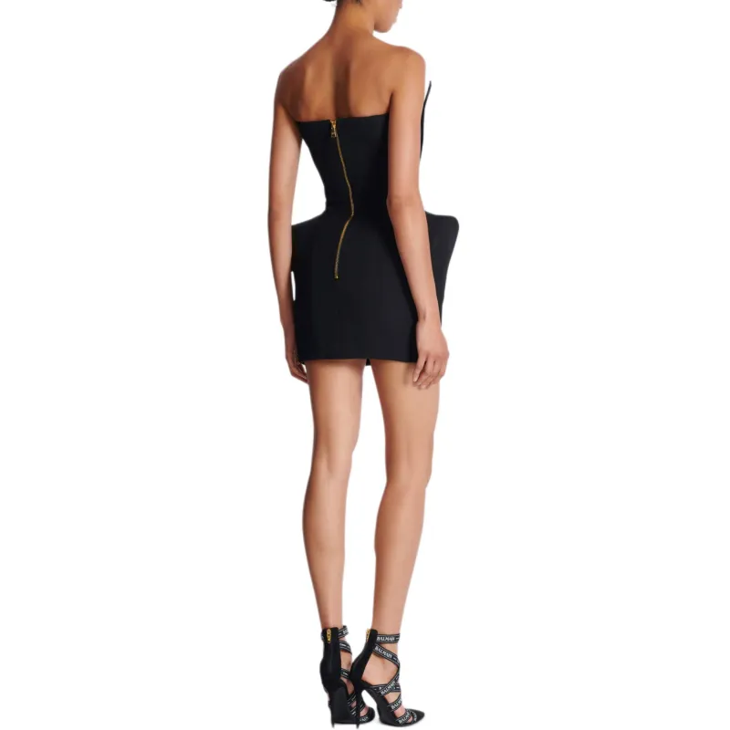 BALMAIN Wool Blazer Mini Dress-4