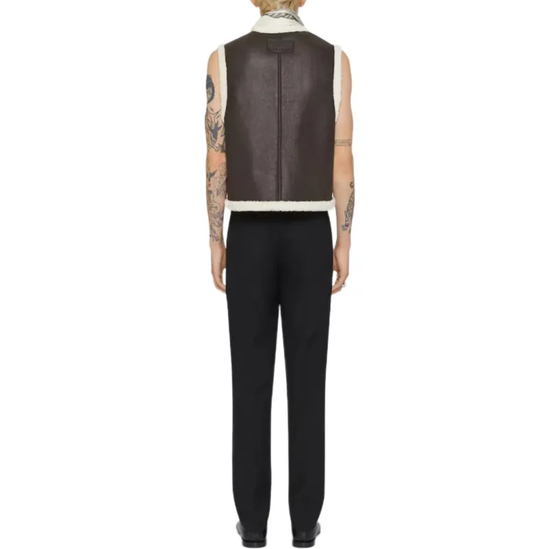 Givenchy Mixed Material Gilet-2