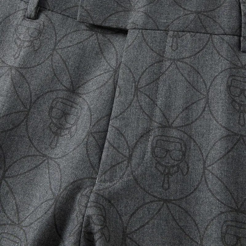KARL LAGERFELD FW24 Suit Trouser Men's Dark Gray-3