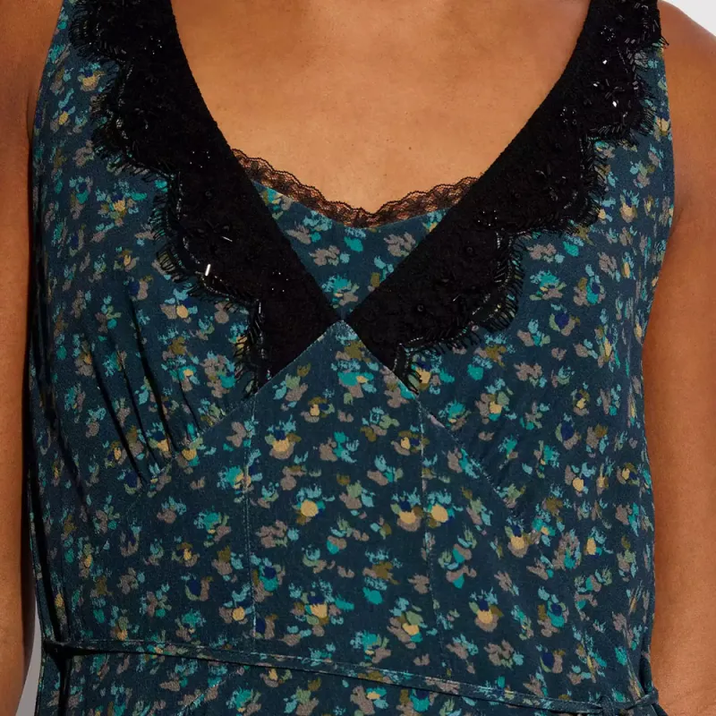 COACH SS23 Dress Women's Dark Green-3