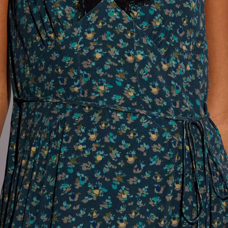 COACH SS23 Dress Women's Dark Green-4