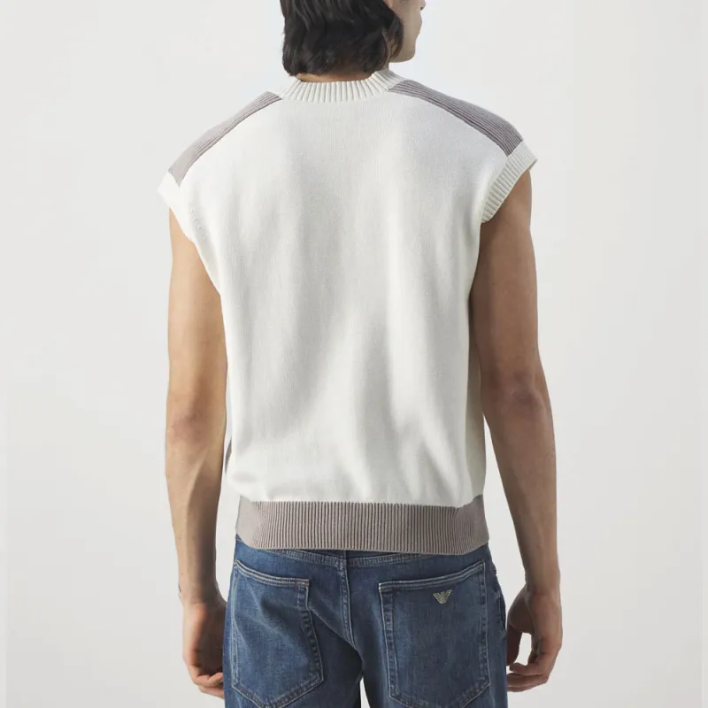 EMPORIO ARMANI SS24 Tank Tops Men's Ecru-4