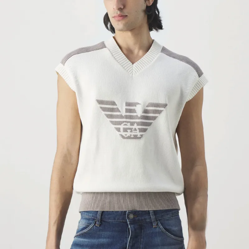 EMPORIO ARMANI SS24 Tank Tops Men's Ecru-3