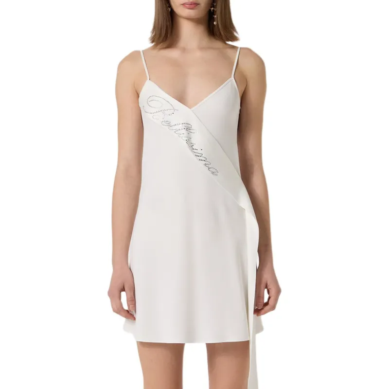 Blumarine Satin Sash Detail Dress-2