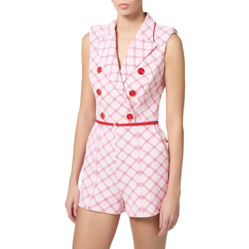 Elisabetta Franchi Jumpsuit Women's Light Pink-3