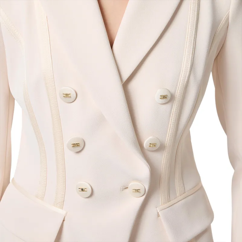 Elisabetta Franchi Satin Detailed Jacket-4