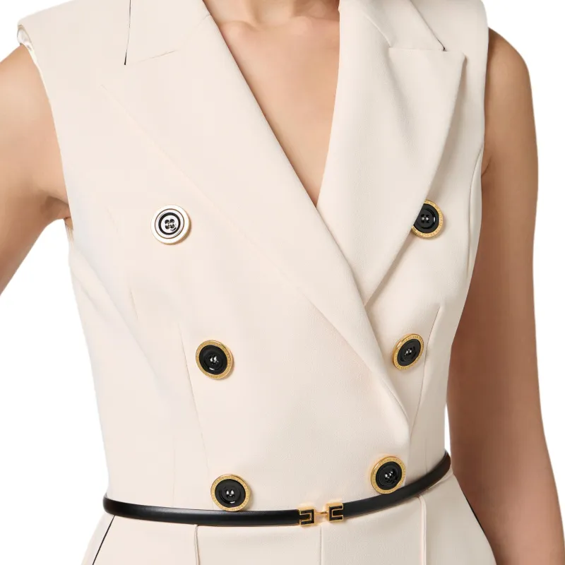 Elisabetta Franchi Double Breasted Jumpsuit-4