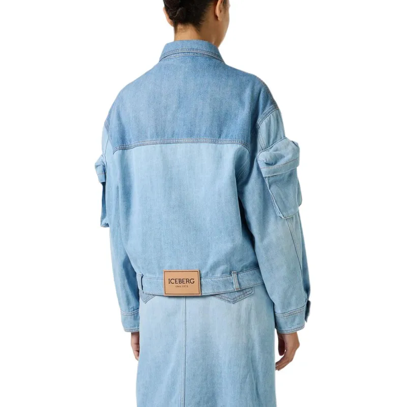 Iceberg Denim Jacket Women's Blue-2