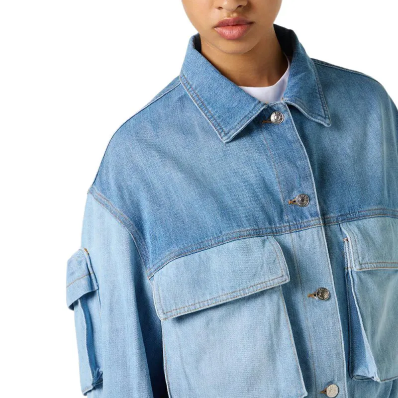 Iceberg Denim Jacket Women's Blue-4