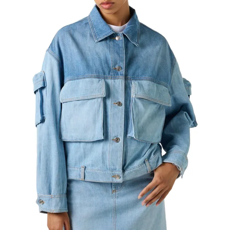 Iceberg Denim Jacket Women's Blue-3