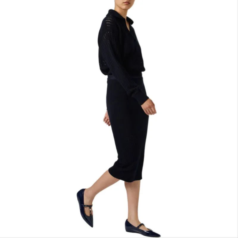 Iceberg Knitted Midi Skirt-3