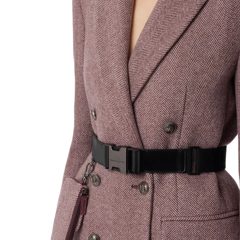 Elisabetta Franchi Coats Women's Red Black-2