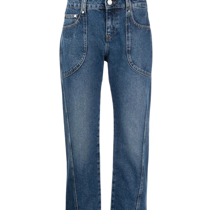 TRUSSARDI Mid rise Straight leg Jeans-2