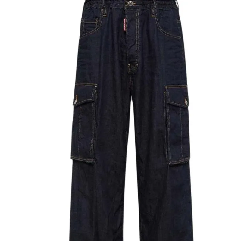 DSQUARED2 Straight leg Cargo Jeans-4