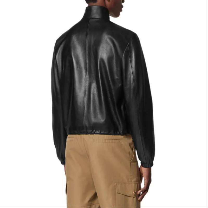 VERSACE Plongé Leather Jacket-2