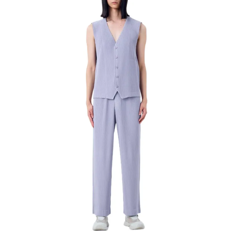 Homme Plissé Issey Miyake Tank Top Men's Purple-3