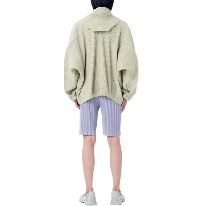 Homme Plissé Issey Miyake Casual Shorts Men's Purple-4