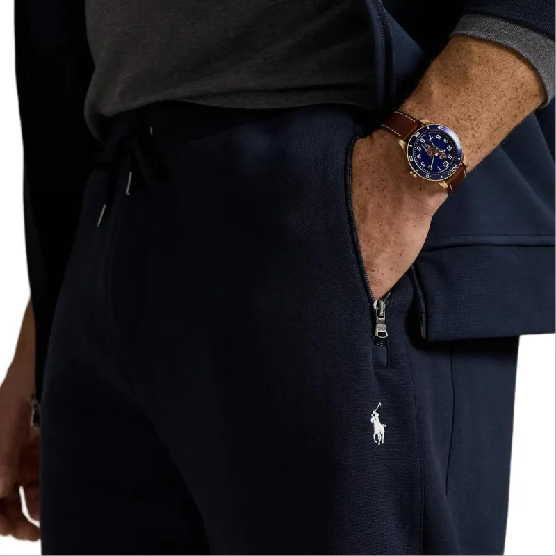 Polo Ralph Lauren Knitted Sweatpants Men's Marine Blue-4