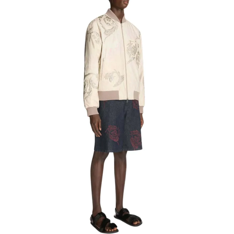 DRIES VAN NOTEN Denim Shorts Men's Indigo-3
