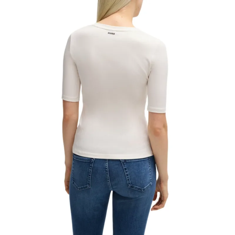 HUGO BOSS Regular T Shirt Women's White-3