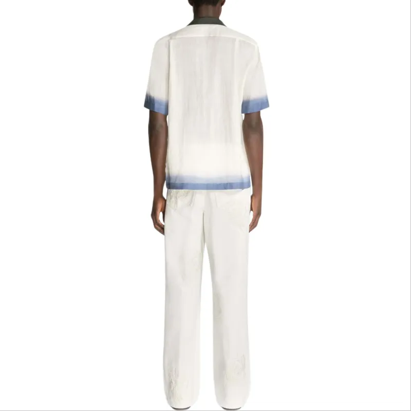 DRIES VAN NOTEN Jeans Men's Gray White-2