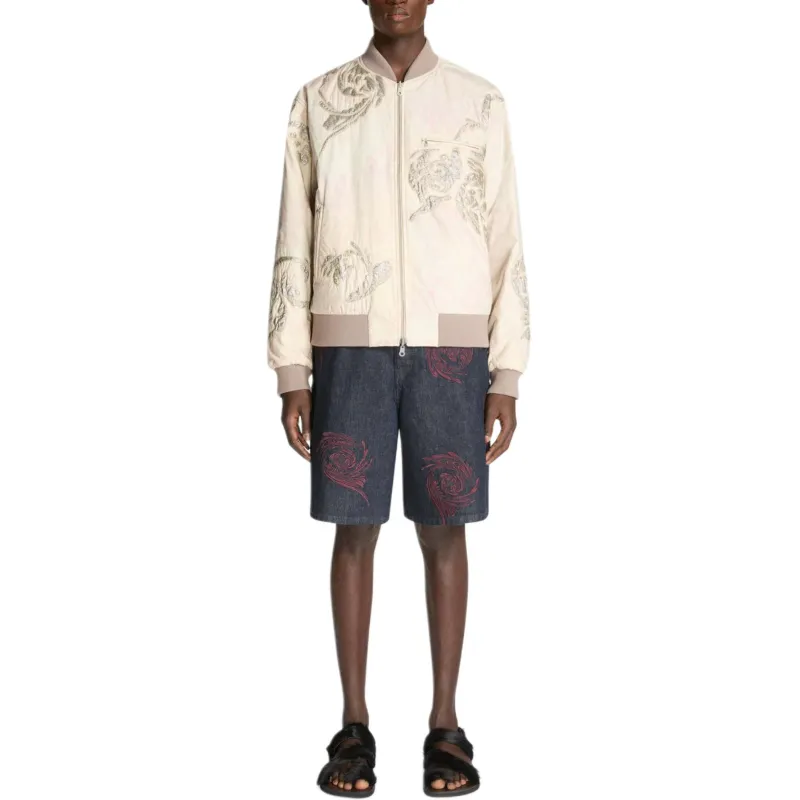 DRIES VAN NOTEN Denim Shorts Men's Indigo-1