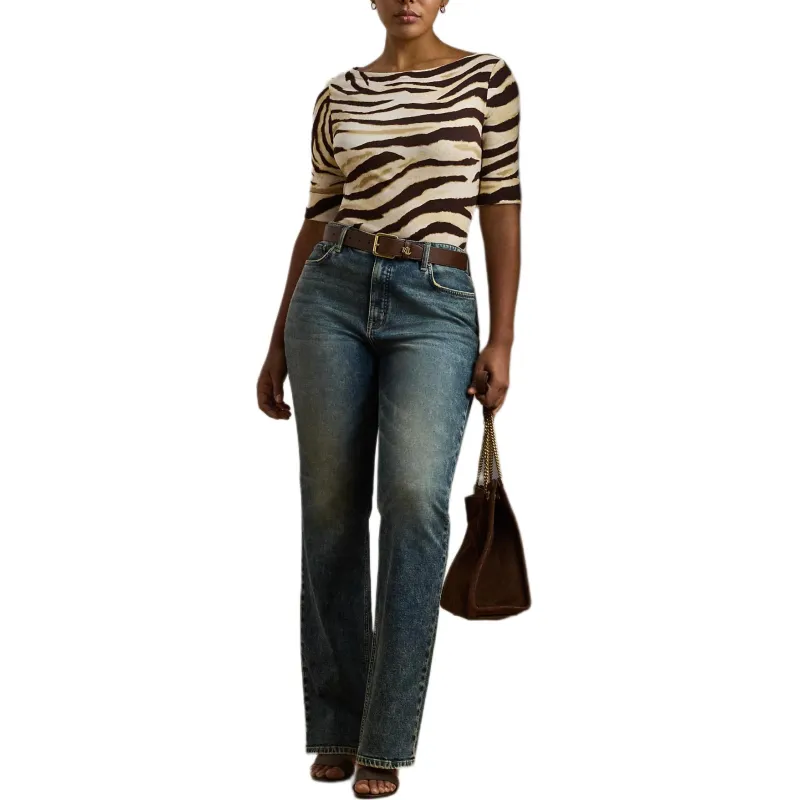 LAUREN RALPH LAUREN T Shirt Women's Brown-1
